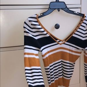 Stripe sweater